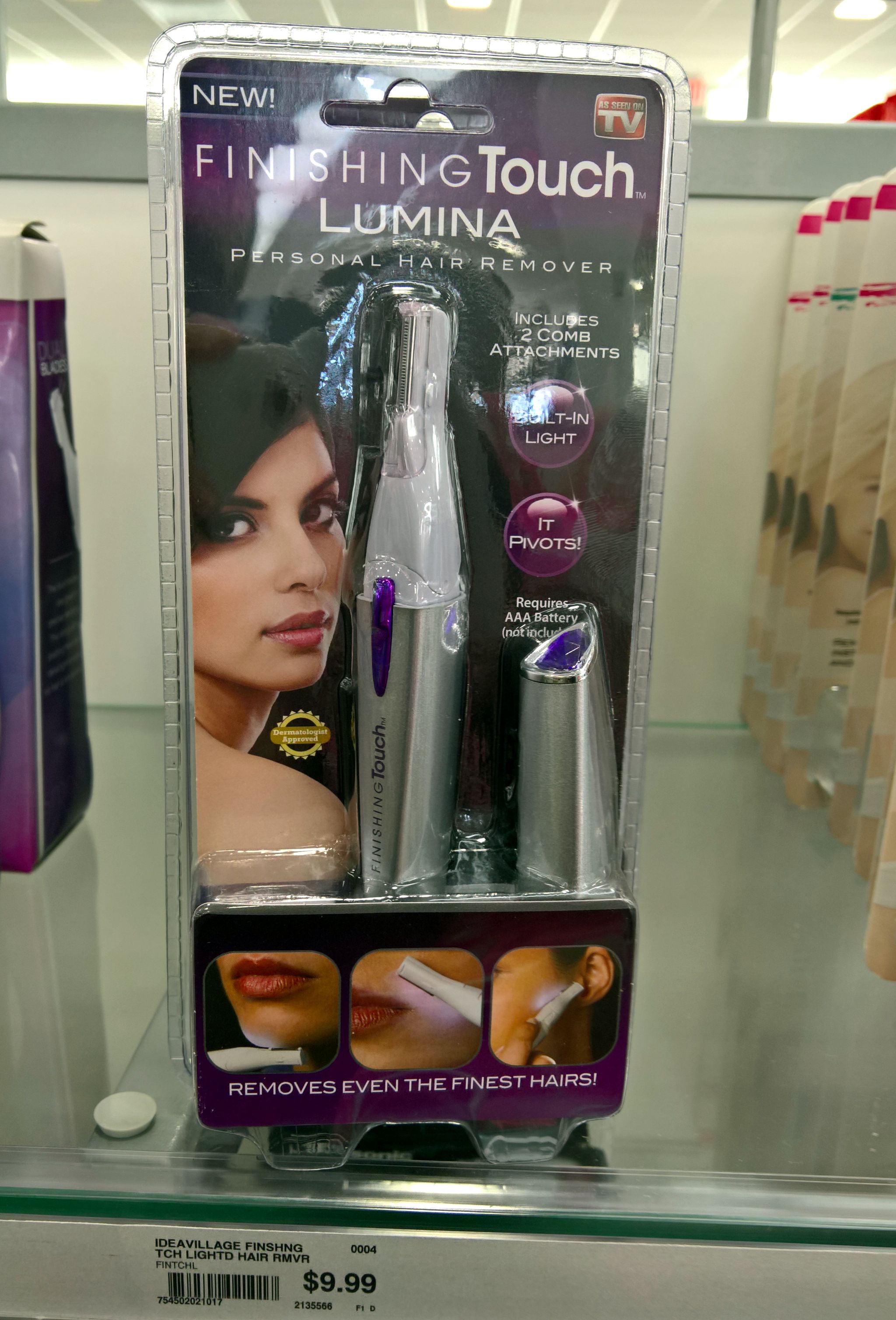 Finishing Touch Lumina Personal Hair Remover, As Seen on TV